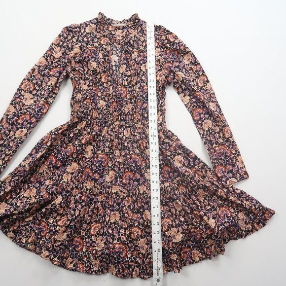 Ulla Johnson Liv Mini Dress Midnight Floral Size 0 - Picture 9 of 11